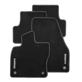 Jeu de 4 tapis textiles prestige