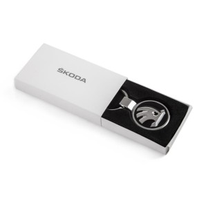 Porte-clés ŠKODA métal avec jeton