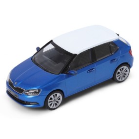 Miniature ŠKODA FABIA 1:43 bleue