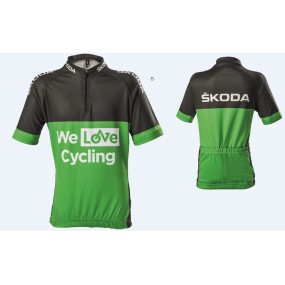 Maillot vélo ŠKODA pour enfant taille 98/104