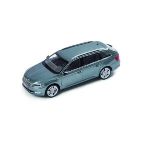 Miniature ŠKODA Superb Combi 1:43 grise