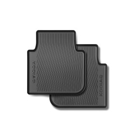 Jeu de 2 tapis de sol arrière caoutchouc KODIAQ