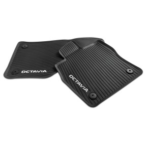Jeu de 4 tapis caoutchouc OCTAVIA & OCTAVIA Combi