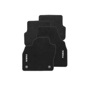 Jeu de 4 tapis de sol textile prestige ŠKODA FABIA Berline