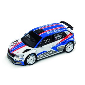 Miniature ŠKODA FABIA R5 - 100 years CZ 1:43