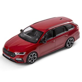 Octavia Combi A8 RS Miniature 1:43 Rouge Velvet