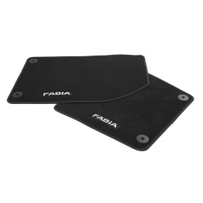Jeu de 4 tapis de sol textile Prestige FABIA & FABIA COMBI