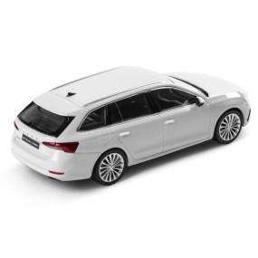 Octavia Combi A8 Miniature 1:43 Blanc Lune