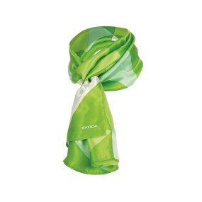Echarpe ŠKODA verte pour femme