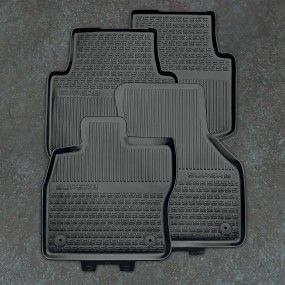 Jeu de 2 tapis de sol avant caoutchouc SUPERB & SUPERB COMBI