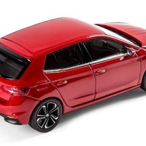 Miniature Fabia A07 1:43 Velvet red