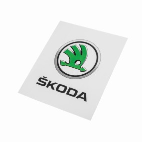 Sticker ŠKODA logo 15 cm