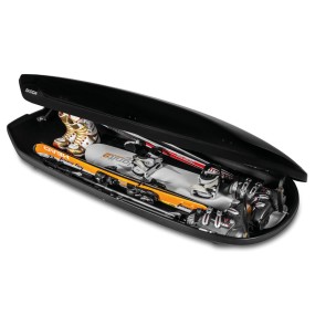 Coffre de toit noir 400L