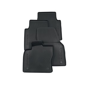 Jeu de 2 tapis de sol arrière caoutchouc KODIAQ