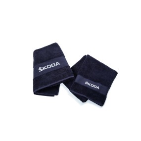Lot de 2 serviettes ŠKODA tissées