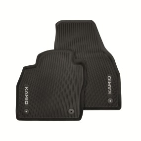 Jeu de 2 tapis caoutchouc avant KAMIQ