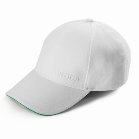 Casquette ŠKODA baseball blanche