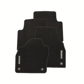 Jeu de 4 tapis de sol textile prestige KAMIQ