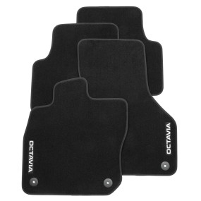 Jeu de 4 tapis de sol textile prestige - OCTAVIA & OCTAVIA Combi
