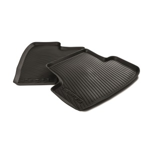 Jeu de 2 tapis de sol arrière caoutchouc KAROQ