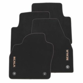 Tapis de sol textile Prestige - écriture cuivre